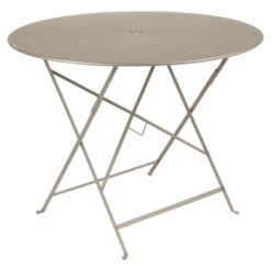 Table De Jardin 4 Personnes FERMOB Bistro Ø 96 Cm - Muscade