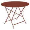 Table De Jardin 4 Personnes FERMOB Bistro Ø 96 Cm - Ocre Rouge -Jardin Meubles Magasin 023520 table jardin fermob bistro 96 cm ocre rouge