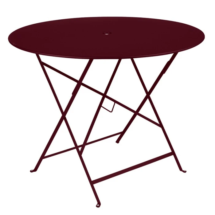 Table De Jardin 4 Personnes FERMOB Bistro Ø 96 Cm - Cerise Noire 3 Table De Jardin 4 Personnes FERMOB Bistro Ø 96 Cm - Cerise Noire