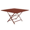 Table De Jardin 8 Personnes FERMOB Cargo 128 X 128 Cm - Ocre Rouge -Jardin Meubles Magasin 024120 table jardin fermob cargo 128 128 cm ocre rouge