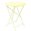 Table De Jardin 2 Personnes FERMOB Bistro Ø 60 Cm - Citron Givré -Jardin Meubles Magasin 0245a6 table jardin fermob bistro 60 citron givre
