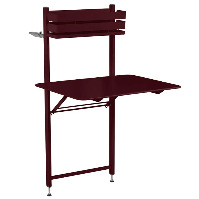 Table De Balcon Pliante FERMOB Bistro - Cerise Noire 3 Table De Balcon Pliante FERMOB Bistro - Cerise Noire