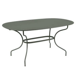 Table De Jardin Ovale 6 Personnes FERMOB Opéra + 160 X 90 Cm - Romarin