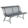 Banc De Jardin FERMOB Louisiane - Gris Orage -Jardin Meubles Magasin 100026 banc de jardin fermob louisiane gris orage