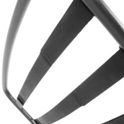 Pack Rocking Chair Rock'n'Roll Noir + Pouf Original Outdoor Rouge Fatboy -Jardin Meubles Magasin 103161 rocking chair fatboy rocknroll noir lanieres 2