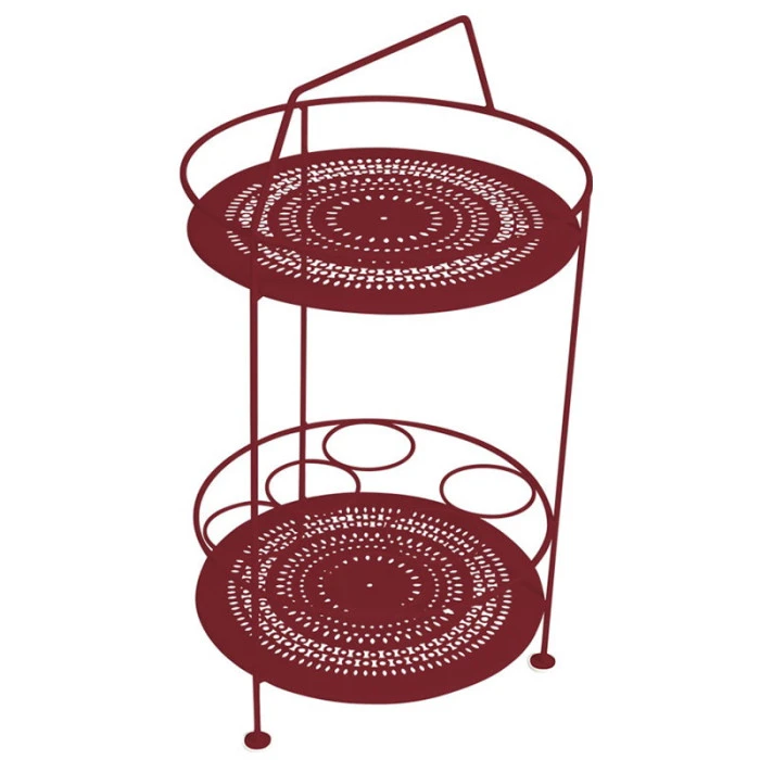 Bar Portatif FERMOB Montmartre - Piment 3 Bar Portatif FERMOB Montmartre - Piment