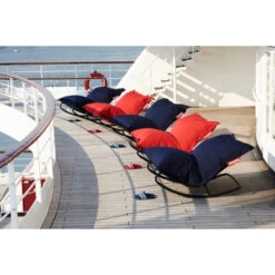 Pack Rocking Chair Rock'n'Roll Noir + Pouf Original Outdoor Rouge Fatboy -Jardin Meubles Magasin 11 fatboy rocknroll original outdoor moodpicture ss rotterdam min