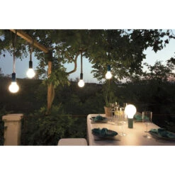 Lampe De Jardin FERMOB Aplô H 24 Cm - Cactus -Jardin Meubles Magasin 341021 lampe jardin fermob aplo h24 nuit ambiance 1