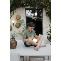 Lampe De Jardin FERMOB Aplô H 24 Cm - Cactus -Jardin Meubles Magasin 341082 lampe jardin fermob aplo h24 cactus suspendu mural