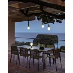 Sangle De Suspension Pour Lampe FERMOB Aplô - Carbone 9 Sangle De Suspension Pour Lampe FERMOB Aplô - Carbone -Jardin Meubles Magasin 347047 sangle suspension lampe fermob aplo carbone ambiance 3