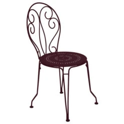 Chaise De Jardin Empilable FERMOB Montmartre - Cerise Noire