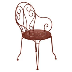 Fauteuil De Jardin Empilable FERMOB Montmartre - Ocre Rouge