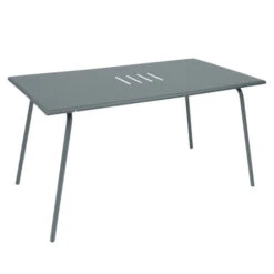 Table De Jardin 6 Personnes FERMOB Monceau 146 X 80 Cm - Gris Orage