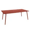 Table De Jardin 8 Personnes FERMOB Monceau 194 X 94 Cm - Ocre Rouge