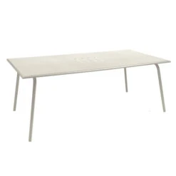 Table De Jardin 8 Personnes FERMOB Monceau 194 X 94 Cm - Gris Argile