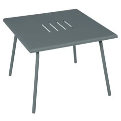 Table Basse De Jardin FERMOB Monceau 57 X 57 Cm - Gris Orage