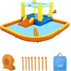 Aire De Jeux Bestway Beach Bounce (soufflerie En Continu) -Jardin Meubles Magasin 53381 pack complet min