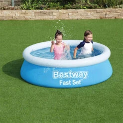 Piscine Autoportée Bestway Fast Set Ronde 1.83 X 0.51 M -Jardin Meubles Magasin 57392 piscine autoportee bestway 4