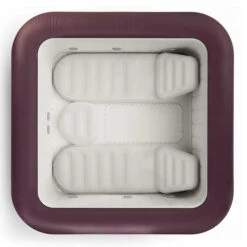 Spa Gonflable Jets Et Bulles Bestway Maldives 6 Places -Jardin Meubles Magasin 60033 spa gonflable bulles jets bestway maldives vue dessus