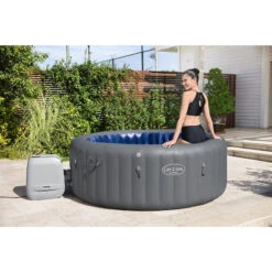 Spa Gonflable Bestway Lay-Z Spa Santorini -Jardin Meubles Magasin 60075 spa gonflable bestway lay z spa santorini ambiance 2