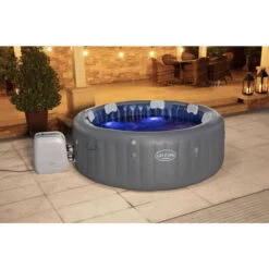 Spa Gonflable Bestway Lay-Z Spa Santorini -Jardin Meubles Magasin 60075 spa gonflable bestway lay z spa santorini ambiance 7