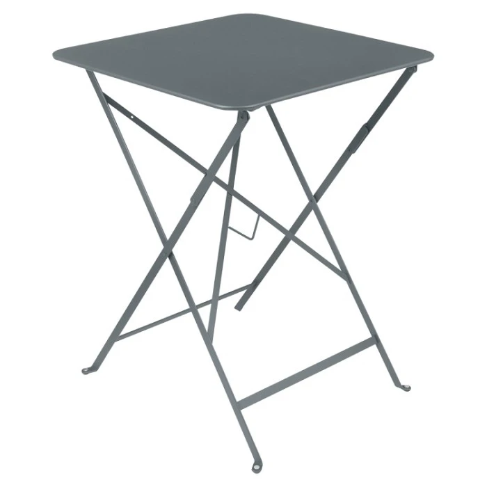 Table De Jardin Pliante 2 Personnes FERMOB Bistro 57 X 57 Cm - Gris Orage 3 Table De Jardin Pliante 2 Personnes FERMOB Bistro 57 X 57 Cm - Gris Orage