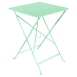 Table De Jardin Pliante 2 Personnes FERMOB Bistro 57 X 57 Cm - Vert Opaline