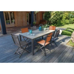 Chaise De Jardin Pliante Alizé Thema -Jardin Meubles Magasin bavella 180 cafe bambou thema 1