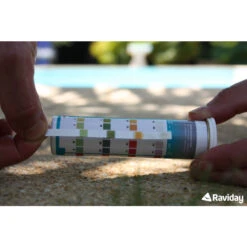 Tube De 50 Bandelettes D'analyse Et Test PH Bayrol Quicktest -Jardin Meubles Magasin bayrol bandelettes test ph chlore 2