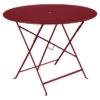 Table De Jardin 4 Personnes FERMOB Bistro Ø 96 Cm - Piment -Jardin Meubles Magasin bistro table d96 piment 1