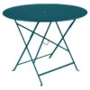 Table De Jardin 4 Personnes FERMOB Bistro Ø 96 Cm - Bleu Acapulco -Jardin Meubles Magasin bistro table 96 bleu acapulco 1