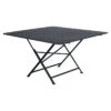 Table De Jardin 8 Personnes FERMOB Cargo 128 X 128 Cm - Carbone -Jardin Meubles Magasin cargo table carbone 1