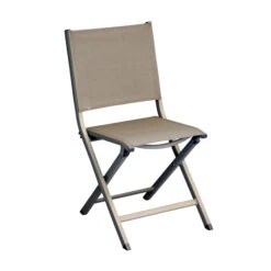 Chaise De Jardin Pliante Alizé Thema -Jardin Meubles Magasin chaise thema taupe s taupe 1