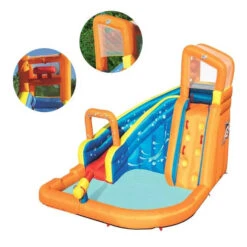 Aire De Jeux Château Bestway Turbo Splash H2o Go -Jardin Meubles Magasin chateau gonflable toboggan piscine bestway h2o go 5