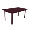 Table De Jardin FERMOB Costa 160 X 80 Cm - Cerise Noire