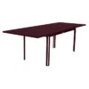 Table De Jardin 8 à 10 Personnes Avec Rallonge FERMOB Costa 160 / 240 X 90 Cm - Cerise Noire -Jardin Meubles Magasin costa table a rallonges cerise noire