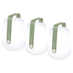 Lot De 3 Lampes Nomades FERMOB Balad H 12 Cm - Cactus