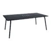 Table De Jardin 8 Personnes FERMOB Monceau 194 X 94 Cm - Carbone -Jardin Meubles Magasin monceau table 194x94 carbone 1