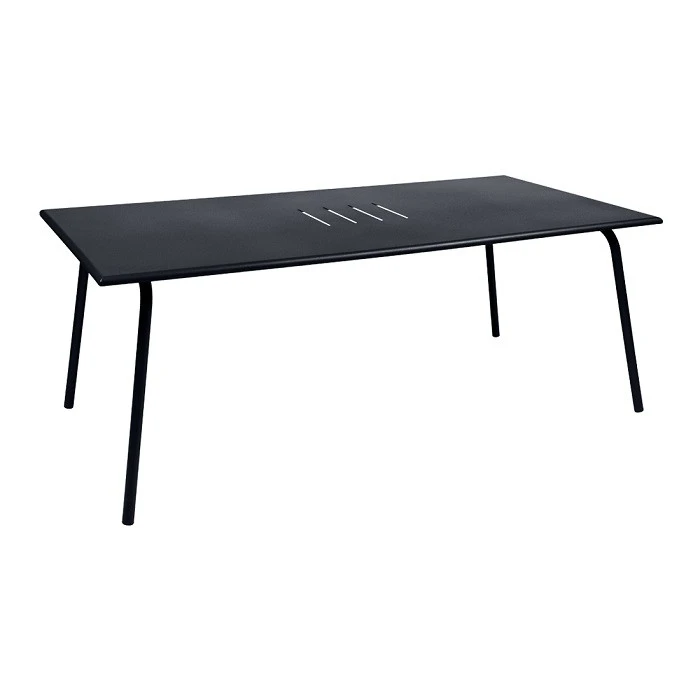 Table De Jardin 8 Personnes FERMOB Monceau 194 X 94 Cm - Carbone 3 Table De Jardin 8 Personnes FERMOB Monceau 194 X 94 Cm - Carbone