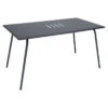 Table De Jardin 6 Personnes FERMOB Monceau 146 X 80 Cm - Carbone -Jardin Meubles Magasin monceau table 146x80 carbone