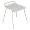 Tabouret De Jardin Empilable FERMOB Monceau - Gris Argile -Jardin Meubles Magasin monceau tabouret gris argile