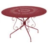 Table De Jardin 8 Personnes FERMOB Montmartre Ø 117 Cm - Piment