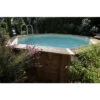 Piscine En Bois Octogonale Ubbink Océa 5,10 X 1,20 M - Liner Beige -Jardin Meubles Magasin ocea 510 beige