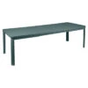 Table Fermob Oléron Avec 2 Rallonges 155 / 255 X 100 Cm - Gris Orage -Jardin Meubles Magasin oleron allonge x2 gris orage 1