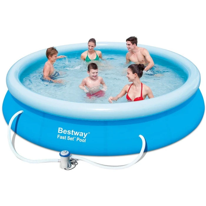 Piscine Autoportée Bestway Fast Set 3.66 X 0.76 M + Epurateur Cartouche 3 Piscine Autoportée Bestway Fast Set 3.66 X 0.76 M + Epurateur Cartouche
