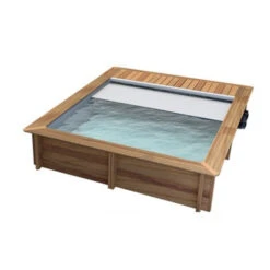 Piscine Urbaine Procopi En Bois 4,2 X 3,5 M - Couverture Automatique