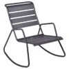 Rocking Chair FERMOB Monceau - Carbone -Jardin Meubles Magasin rocking chair monceau fermob carbone 1