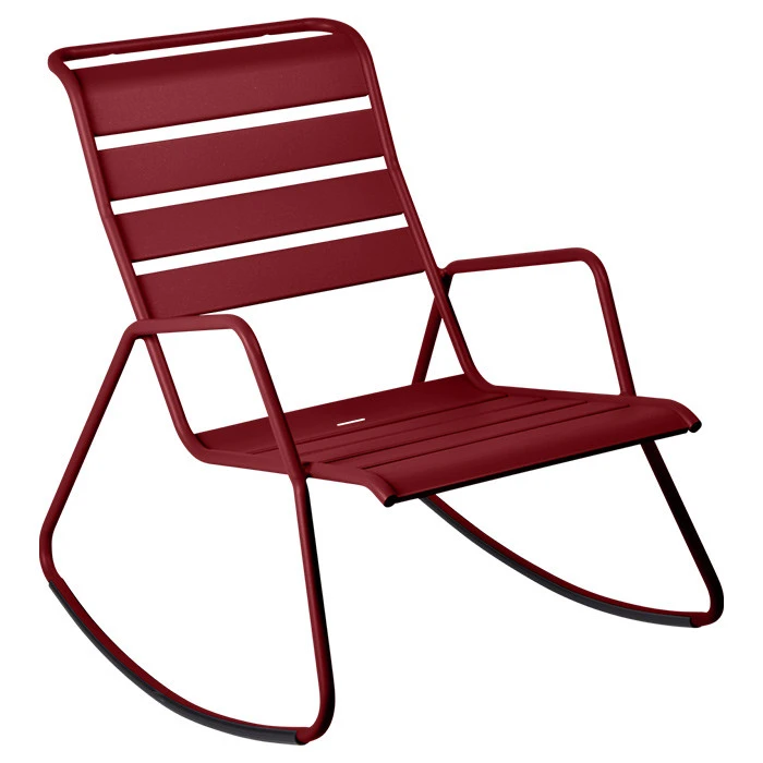 Rocking Chair FERMOB Monceau - Piment 3 Rocking Chair FERMOB Monceau - Piment