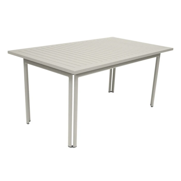 Table De Jardin 6 Personnes FERMOB Costa 160 X 80 Cm - Gris Argile 3 Table De Jardin 6 Personnes FERMOB Costa 160 X 80 Cm - Gris Argile